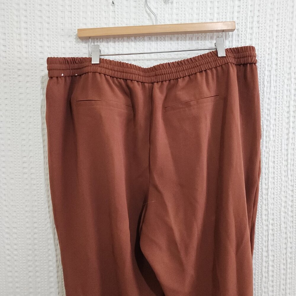 Express Midrise Brown Jogger Pants Women's Plus Size 2X - Picture 11 of 12
